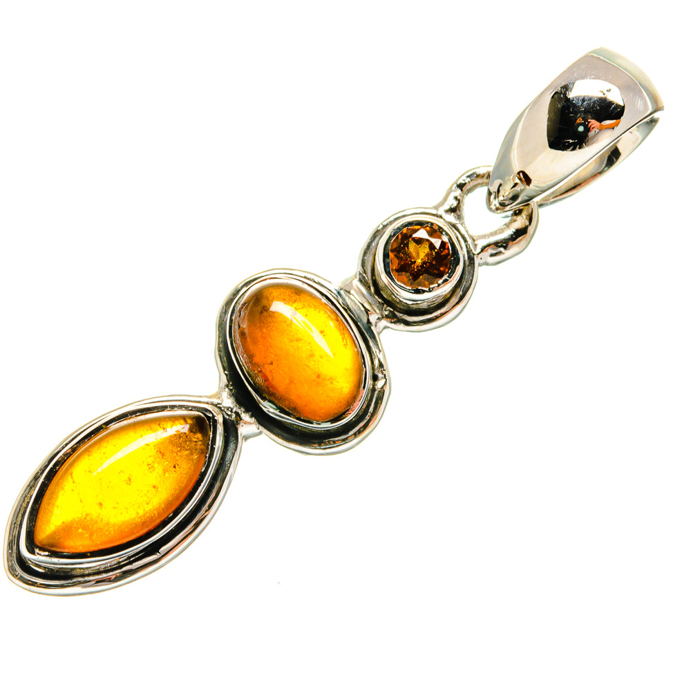 Carnelian Pendants handcrafted by Ana Silver Co - PD25028 - Photo 2