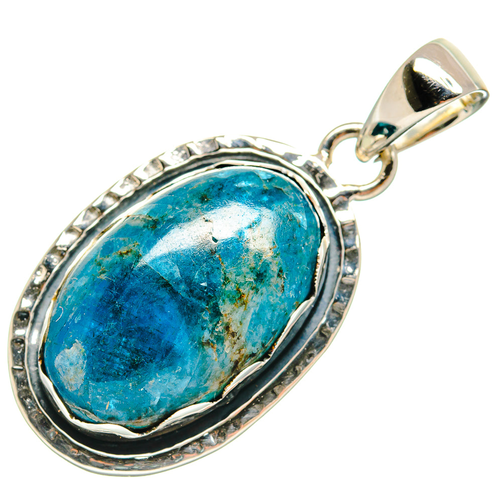 Chrysocolla Pendants handcrafted by Ana Silver Co - PD25033 - Photo 2
