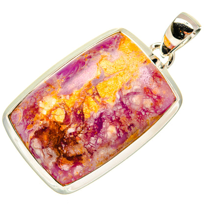 Phosphosiderite Pendants handcrafted by Ana Silver Co - PD25049 - Photo 2