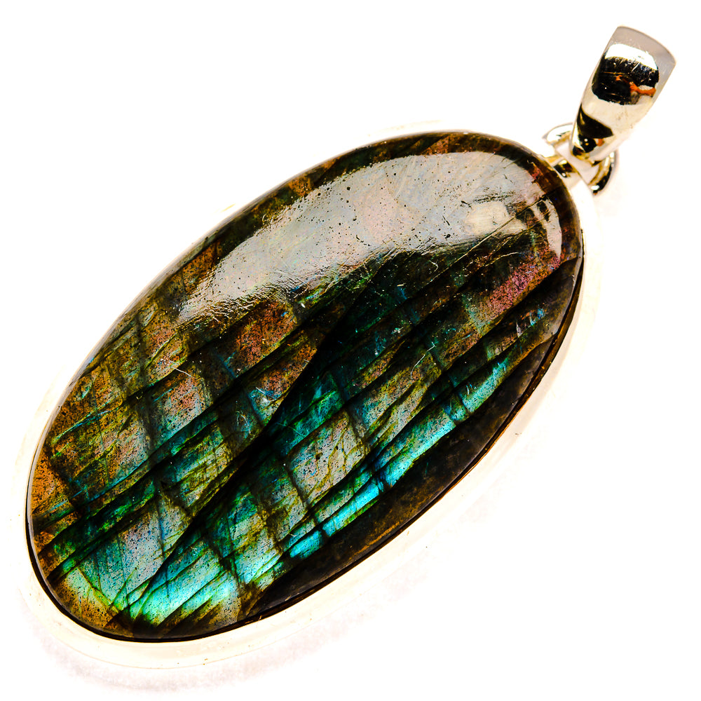 Labradorite Pendants handcrafted by Ana Silver Co - PD25065 - Photo 2