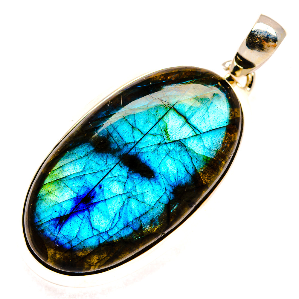 Labradorite Pendants handcrafted by Ana Silver Co - PD25067 - Photo 2