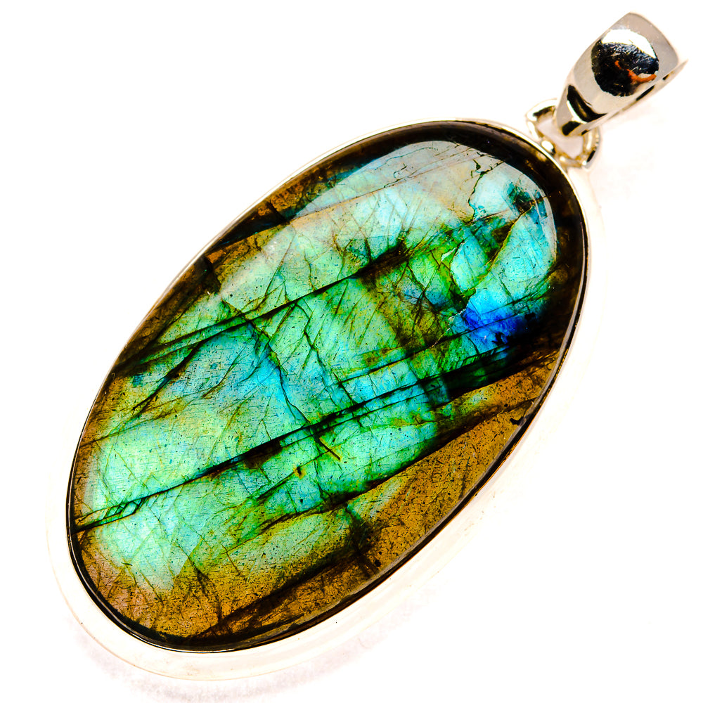 Labradorite Pendants handcrafted by Ana Silver Co - PD25068 - Photo 2