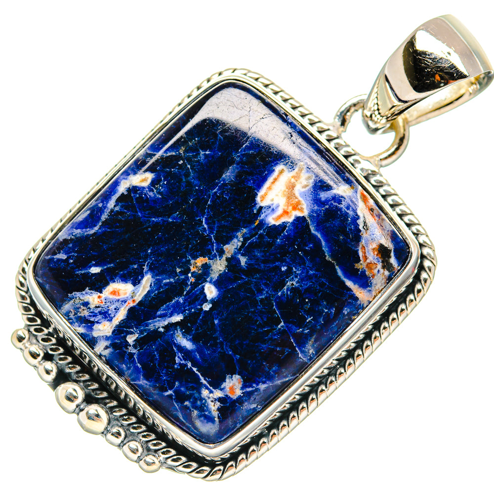 Sodalite Pendants handcrafted by Ana Silver Co - PD25076 - Photo 2