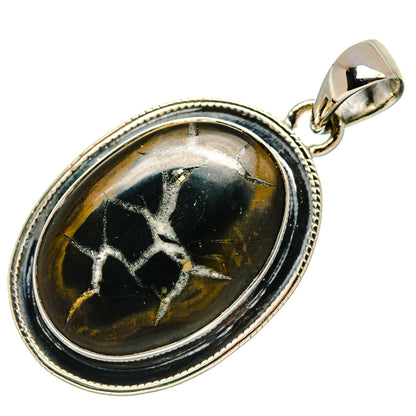 Septarian Geode Pendants handcrafted by Ana Silver Co - PD25084 - Photo 2