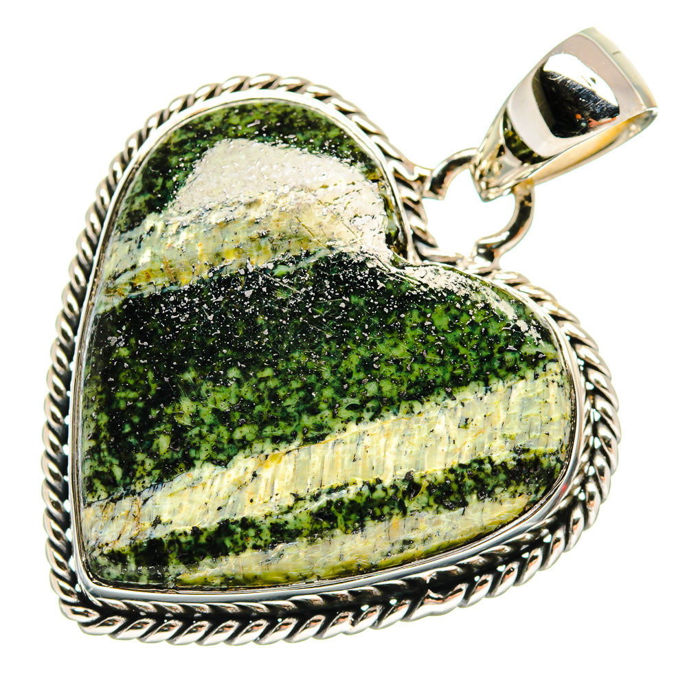 Lizard Jasper Pendants handcrafted by Ana Silver Co - PD25089 - Photo 2