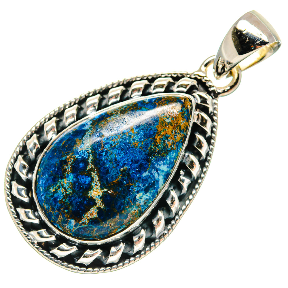 Shattuckite Pendants handcrafted by Ana Silver Co - PD25090 - Photo 2