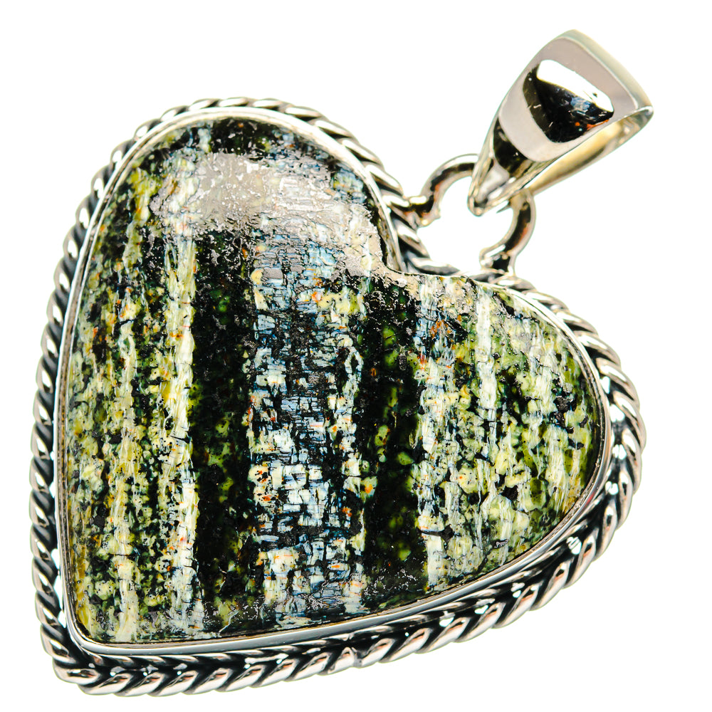 Lizard Jasper Pendants handcrafted by Ana Silver Co - PD25092 - Photo 2