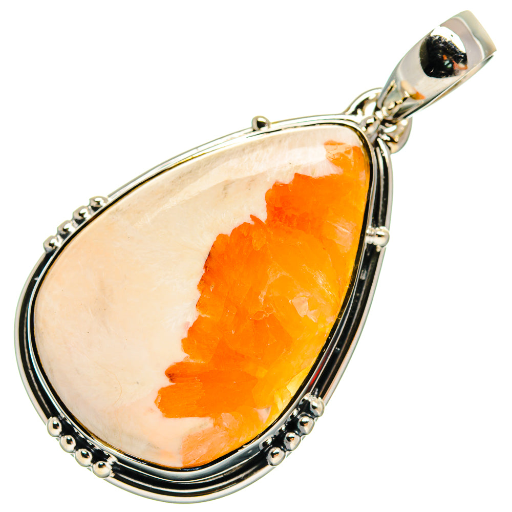 Scolecite Pendants handcrafted by Ana Silver Co - PD25097 - Photo 2