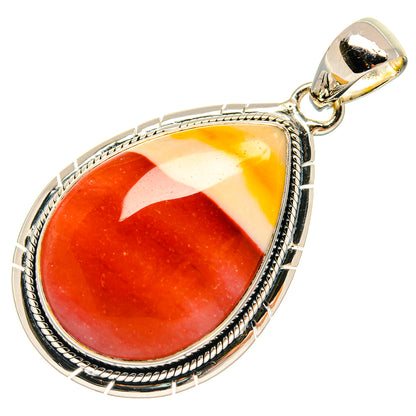 Mookaite Pendants handcrafted by Ana Silver Co - PD25099 - Photo 2