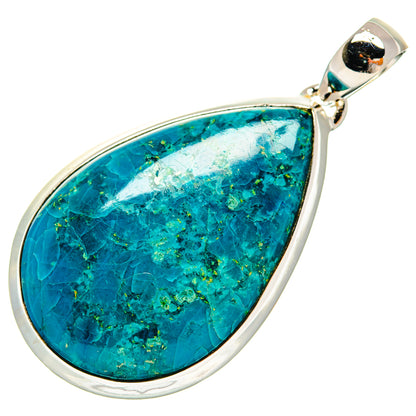 Chrysocolla Pendants handcrafted by Ana Silver Co - PD25100 - Photo 2