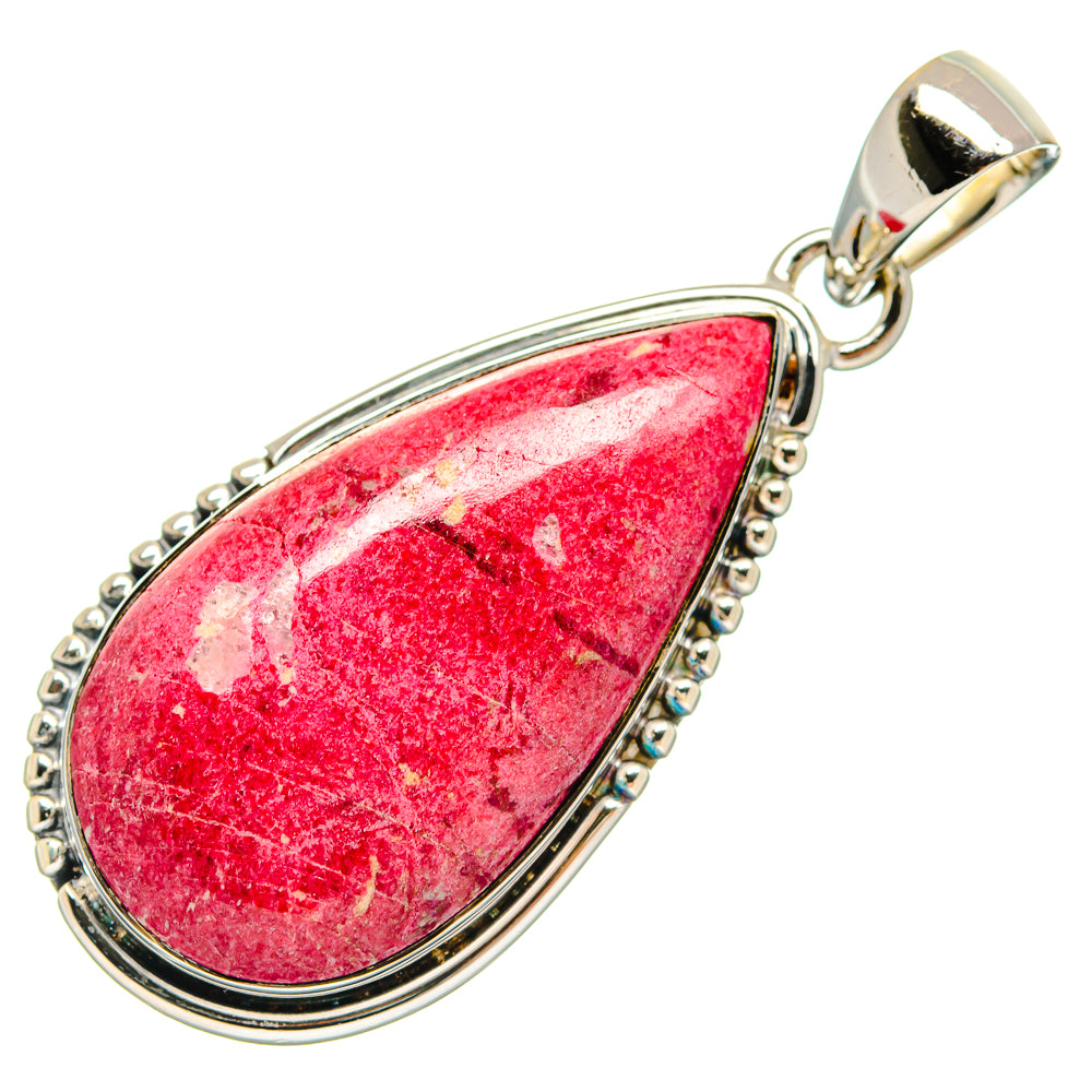 Rhodonite Pendants handcrafted by Ana Silver Co - PD25105 - Photo 2
