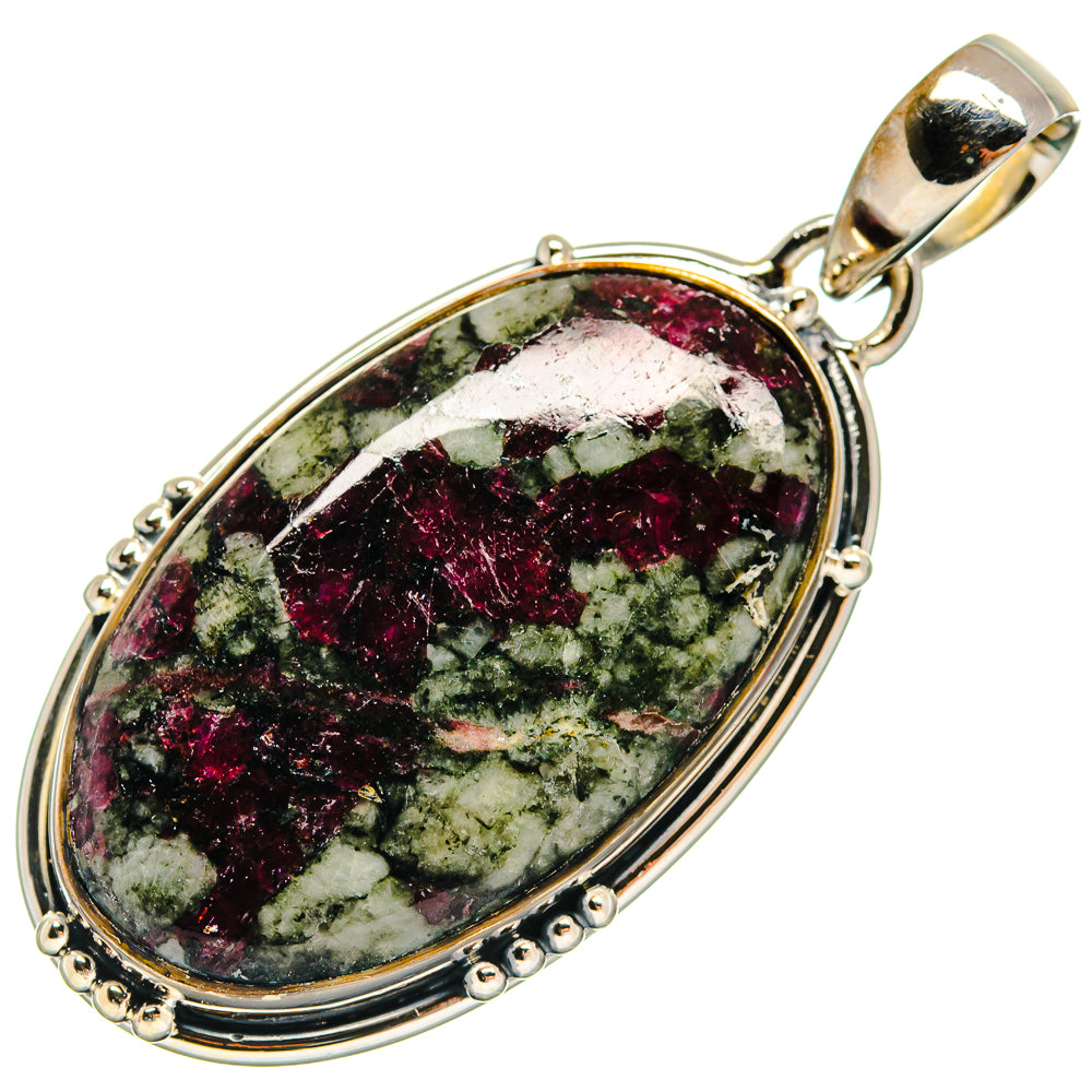 Russian Eudialyte Pendants handcrafted by Ana Silver Co - PD25107 - Photo 2