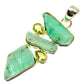 Chrysoprase Pendants handcrafted by Ana Silver Co - PD25124 - Photo 2