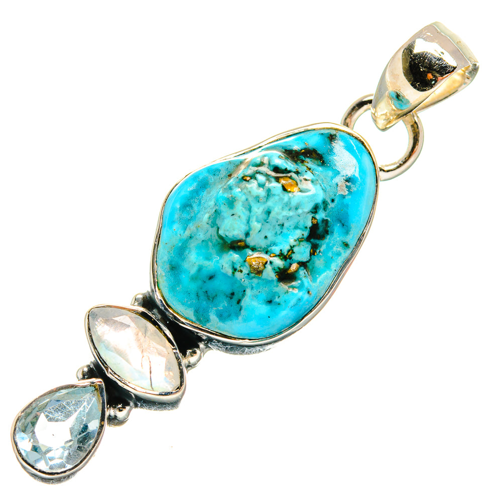 Turquoise Pendants handcrafted by Ana Silver Co - PD25131 - Photo 2