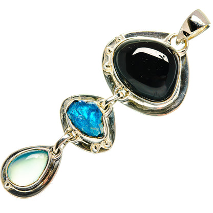Black Onyx Pendants handcrafted by Ana Silver Co - PD25155 - Photo 2