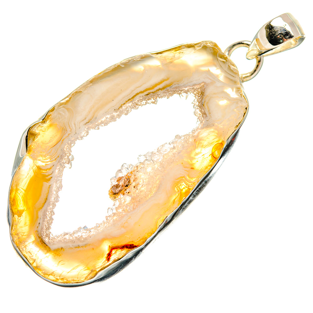 Occo Geode Pendants handcrafted by Ana Silver Co - PD25161 - Photo 2