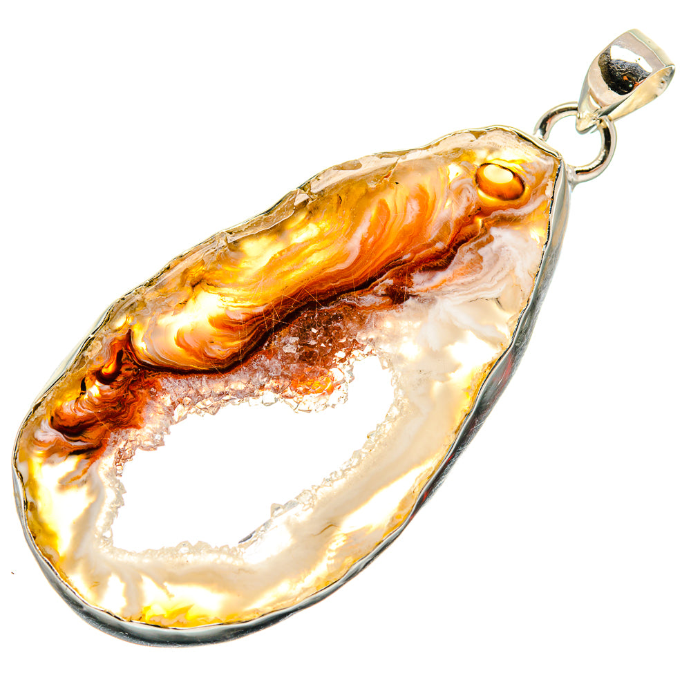 Occo Geode Pendants handcrafted by Ana Silver Co - PD25162 - Photo 2