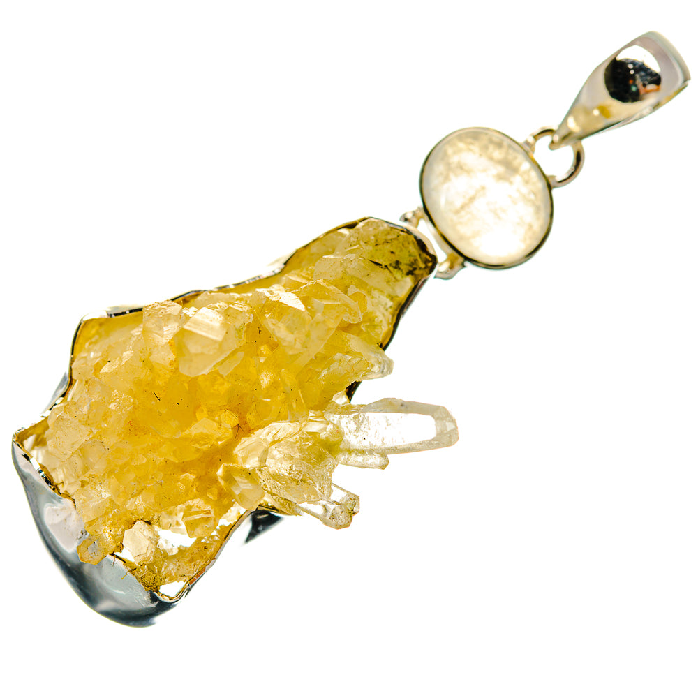 Citrine Crystal Pendants handcrafted by Ana Silver Co - PD25170 - Photo 2