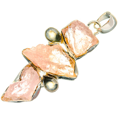 Rose Quartz Pendants handcrafted by Ana Silver Co - PD25171 - Photo 2