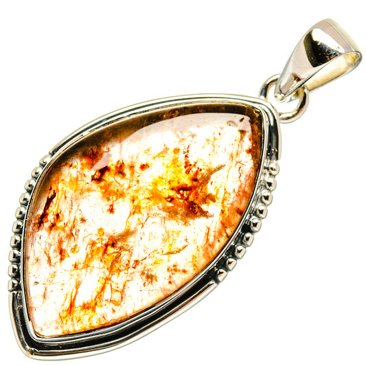 Sunstone Pendants handcrafted by Ana Silver Co - PD25177 - Photo 2