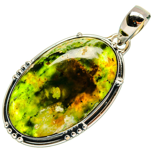 Rainforest Opal Pendants handcrafted by Ana Silver Co - PD25185 - Photo 2