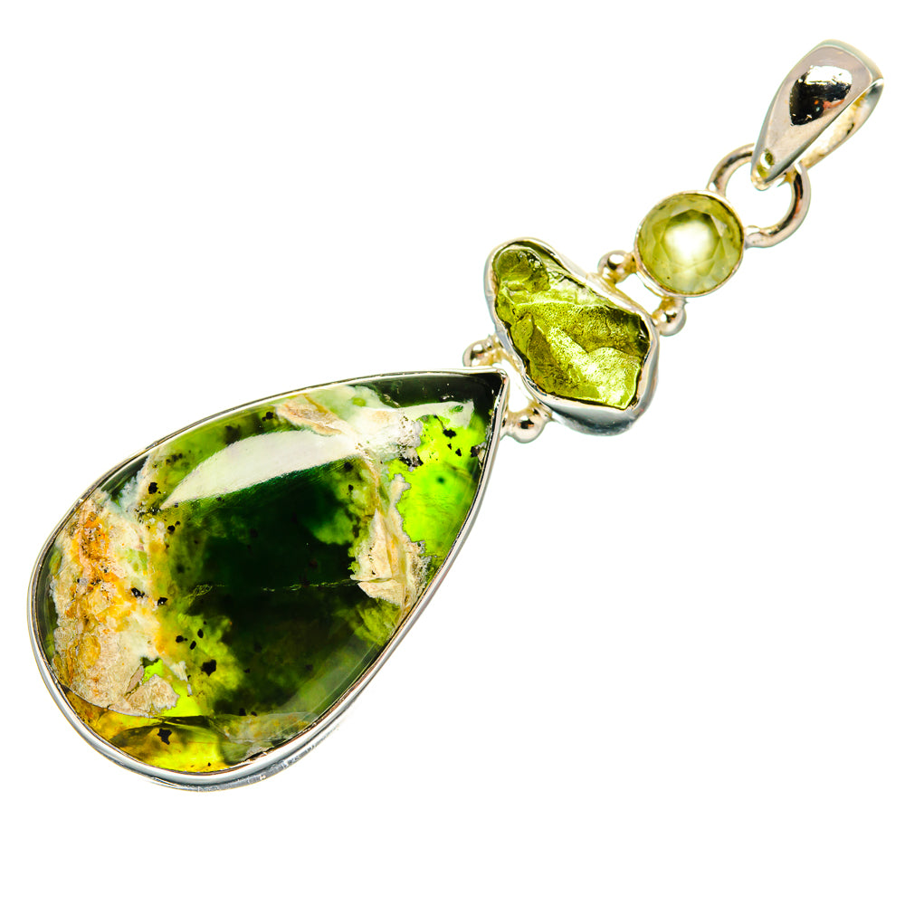 Rainforest Opal Pendants handcrafted by Ana Silver Co - PD25186 - Photo 2