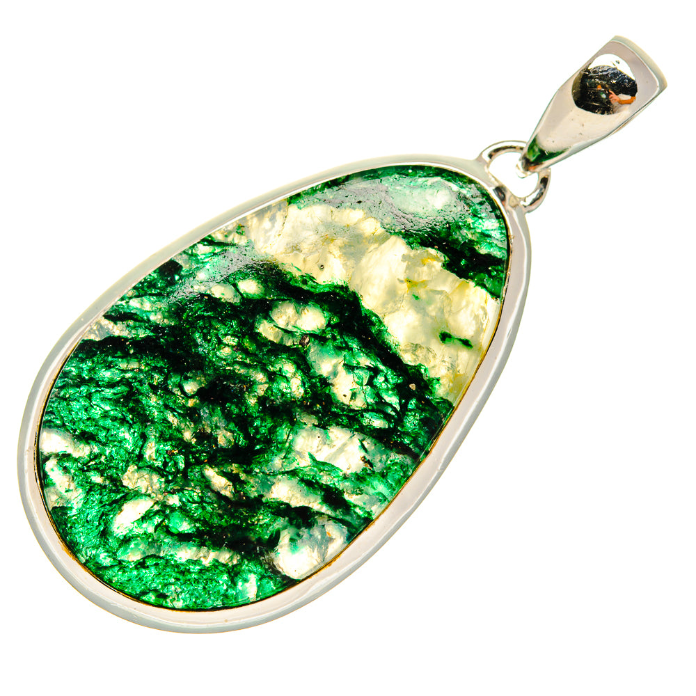 Green Aventurine Pendants handcrafted by Ana Silver Co - PD25189 - Photo 2