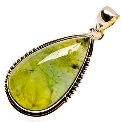 Prehnite Pendants handcrafted by Ana Silver Co - PD25197 - Photo 2