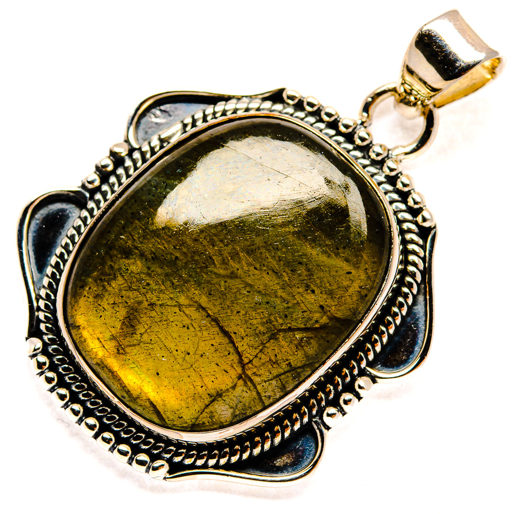 Labradorite Pendants handcrafted by Ana Silver Co - PD25201 - Photo 2