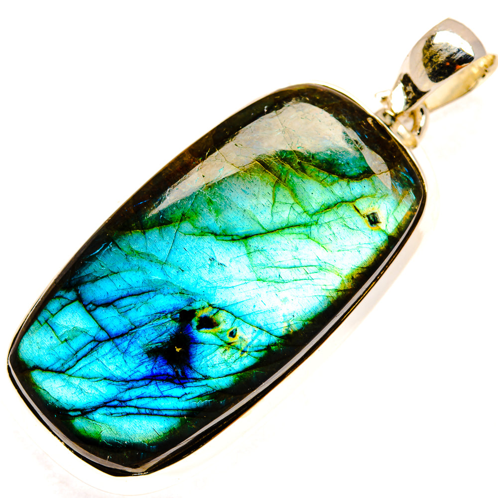 Labradorite Pendants handcrafted by Ana Silver Co - PD25202 - Photo 2