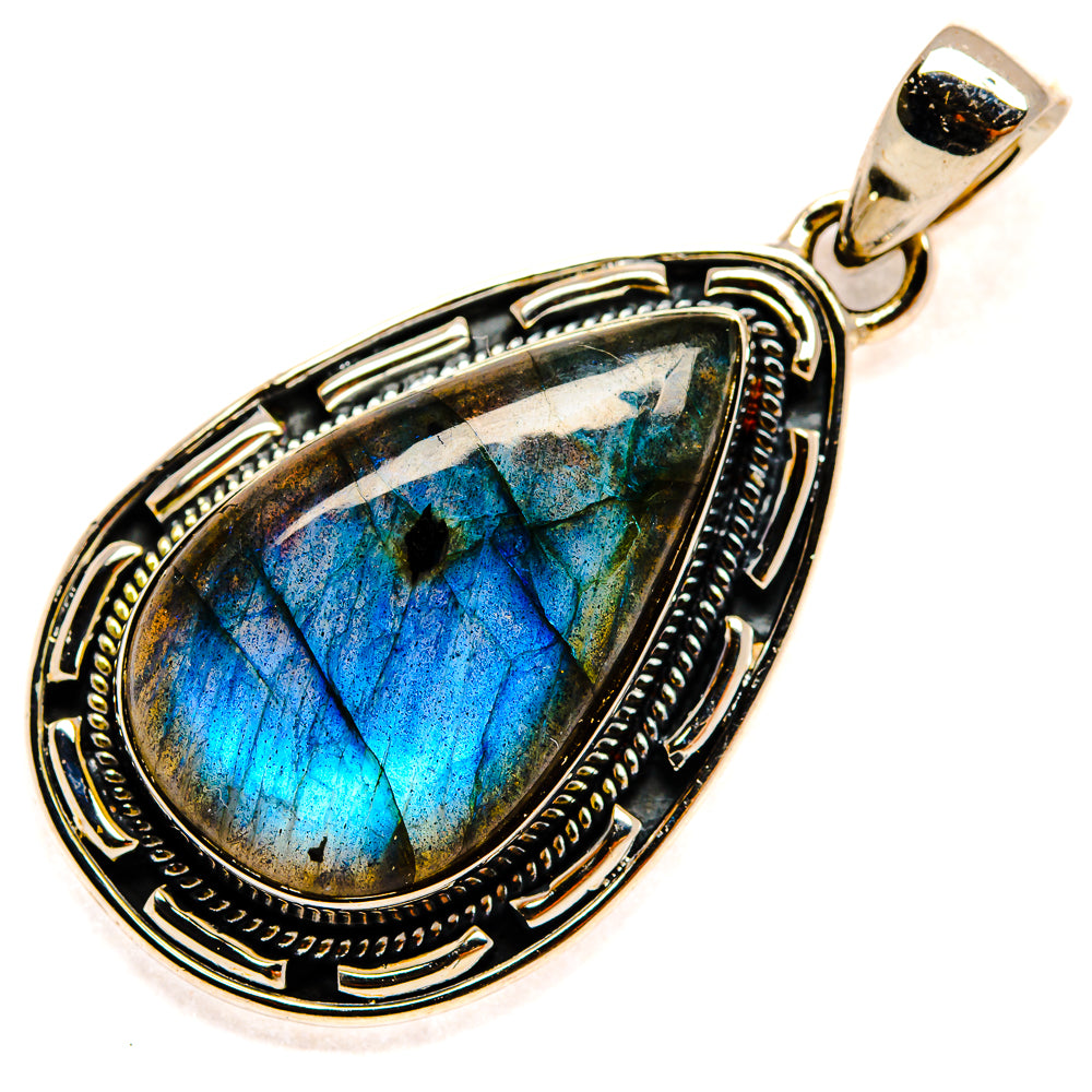 Labradorite Pendants handcrafted by Ana Silver Co - PD25203 - Photo 2