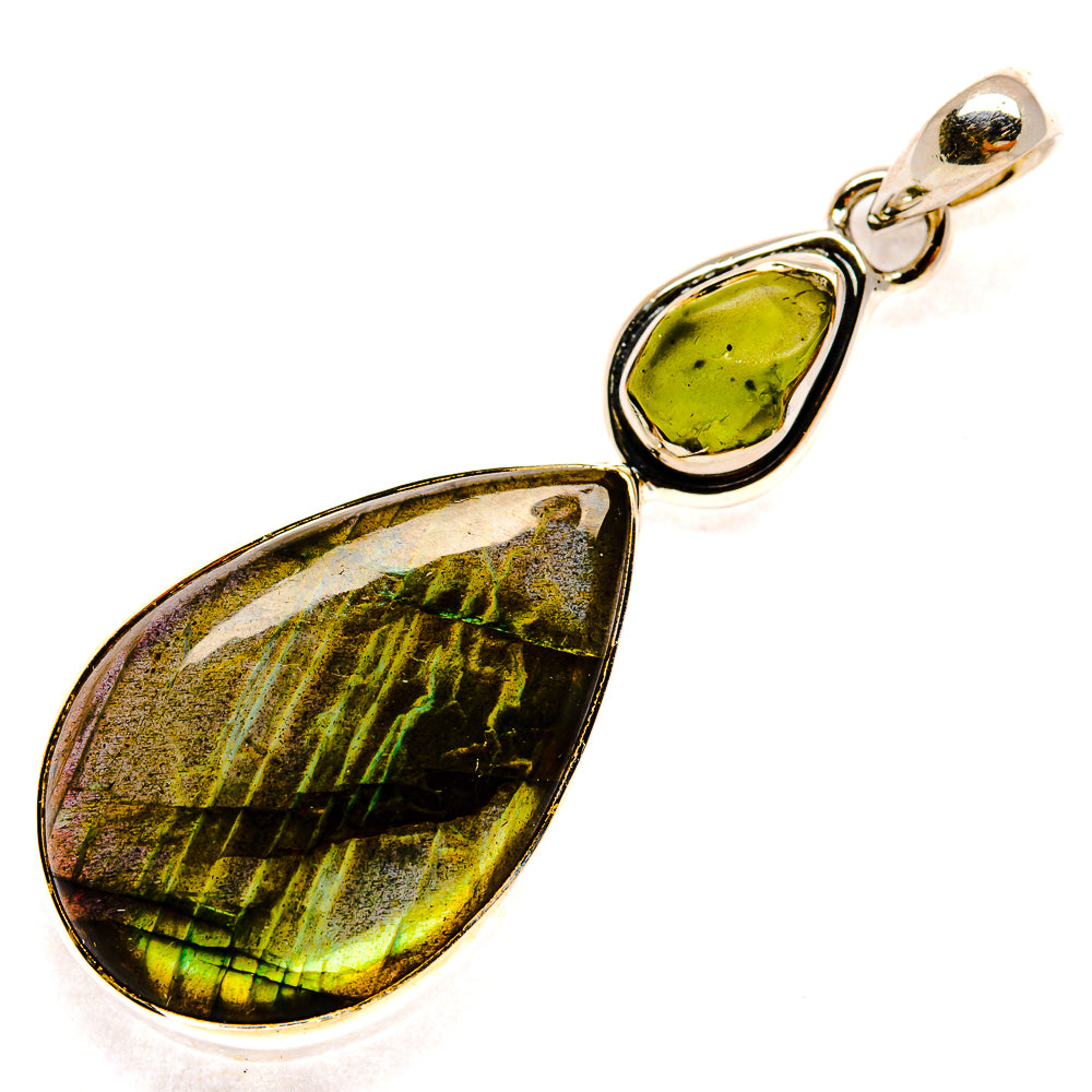 Labradorite Pendants handcrafted by Ana Silver Co - PD25208 - Photo 2