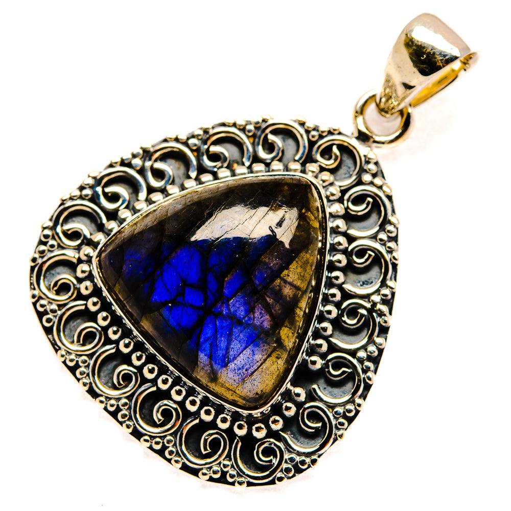 Labradorite Pendants handcrafted by Ana Silver Co - PD25209 - Photo 2