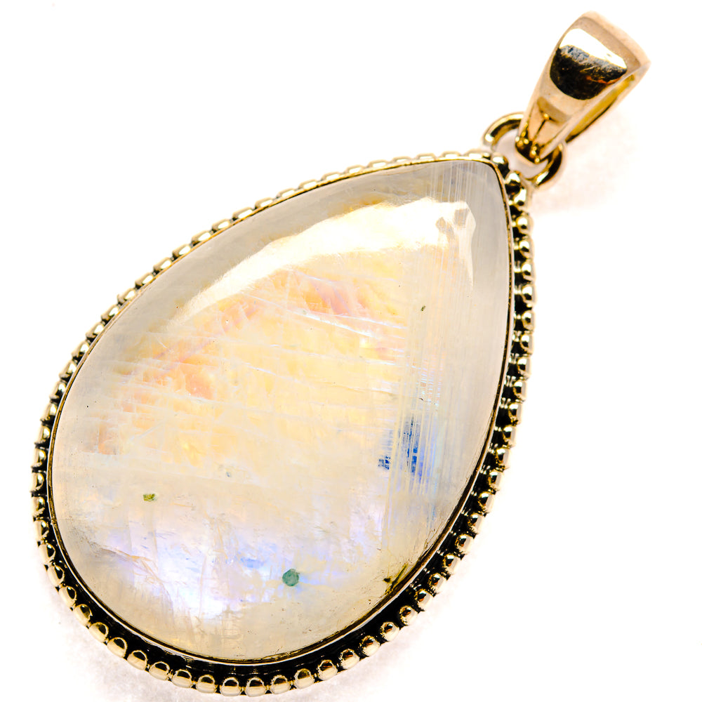 Rianbow Moonstone Pendants handcrafted by Ana Silver Co - PD25210 - Photo 2