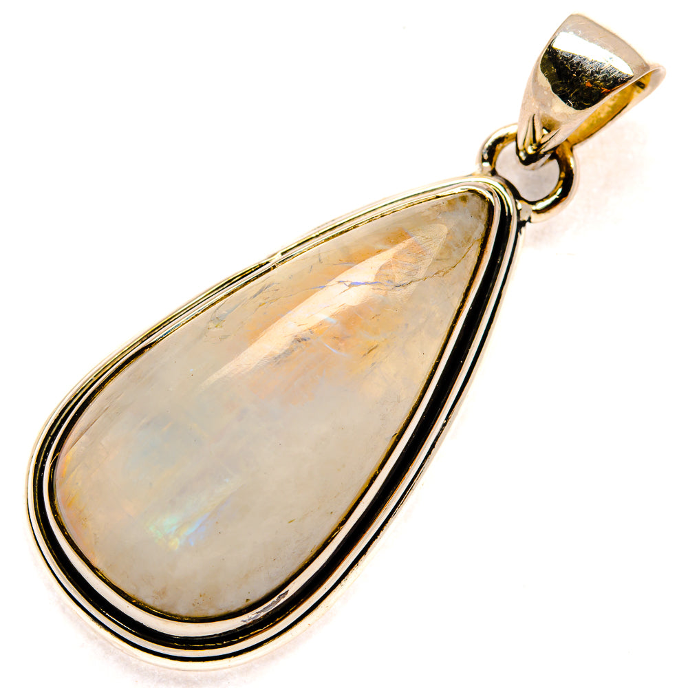 Rainbow Moonstone Pendants handcrafted by Ana Silver Co - PD25212 - Photo 2