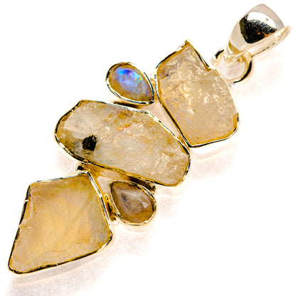Rainbow Moonstone Pendants handcrafted by Ana Silver Co - PD25214 - Photo 2