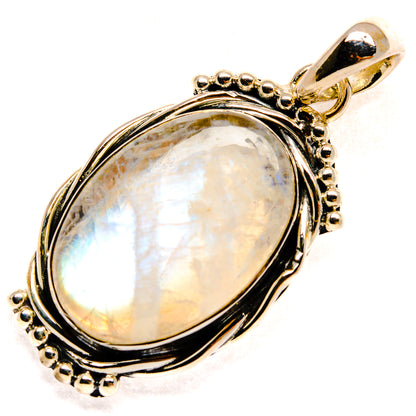 Rainbow Moonstone Pendants handcrafted by Ana Silver Co - PD25219 - Photo 2