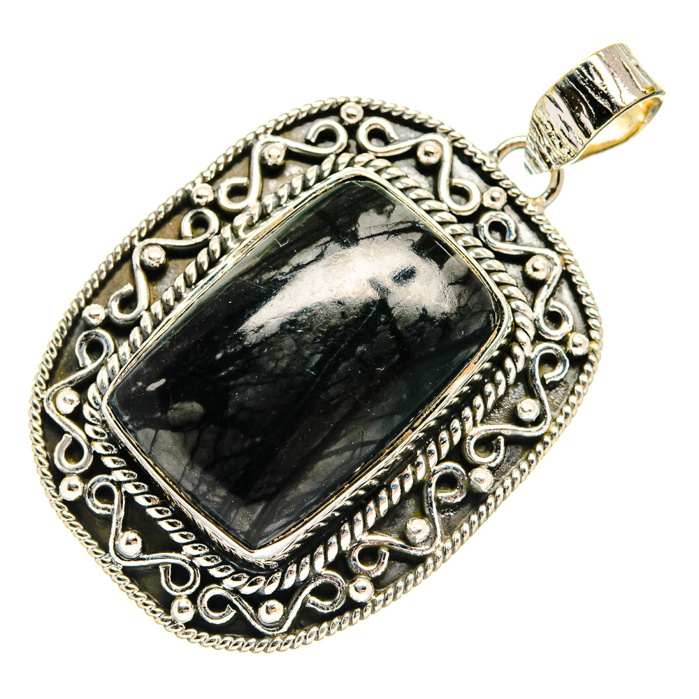 Picasso Jasper Pendants handcrafted by Ana Silver Co - PD25220 - Photo 2