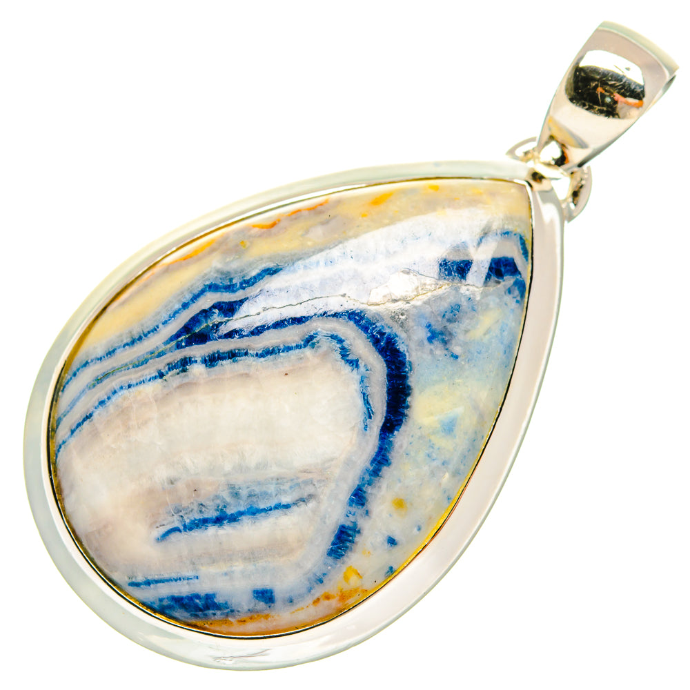 Blue Scheelite Pendants handcrafted by Ana Silver Co - PD25224 - Photo 2