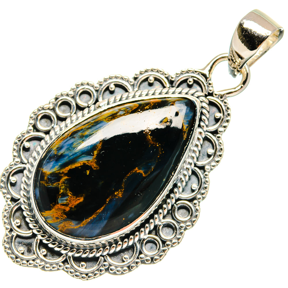 Pietersite Pendants handcrafted by Ana Silver Co - PD25225 - Photo 2
