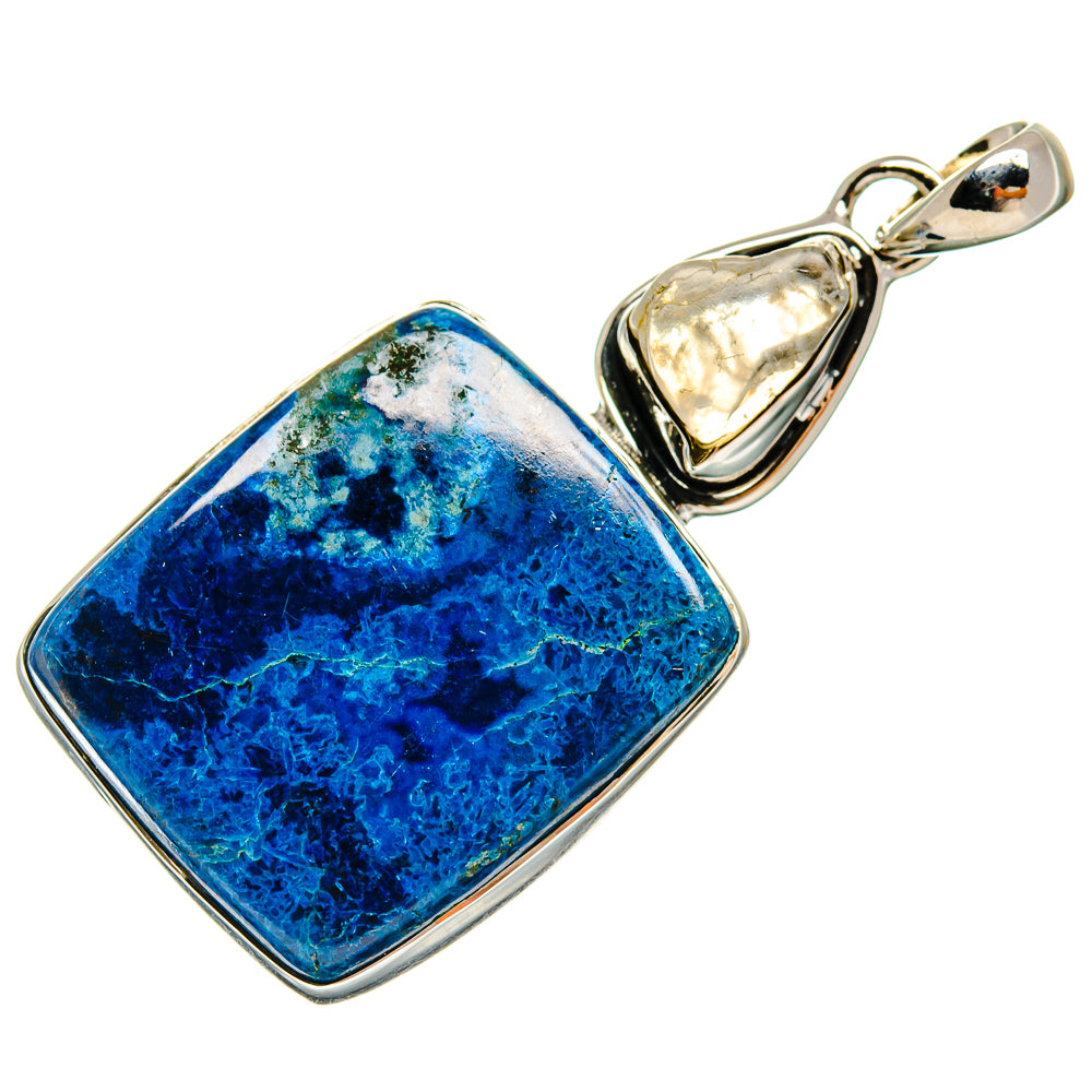 Shattuckite Pendants handcrafted by Ana Silver Co - PD25240 - Photo 2