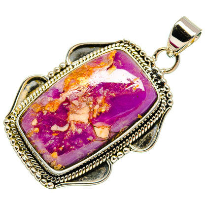 Phosphosiderite Pendants handcrafted by Ana Silver Co - PD25241 - Photo 2
