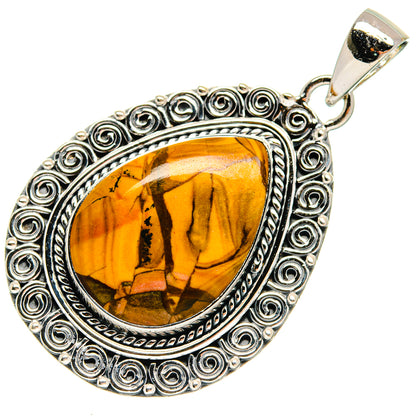 Picture Jasper Pendants handcrafted by Ana Silver Co - PD25245 - Photo 2