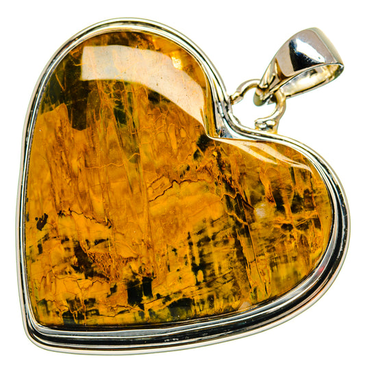 Golden Pietersite Pendants handcrafted by Ana Silver Co - PD25247 - Photo 2