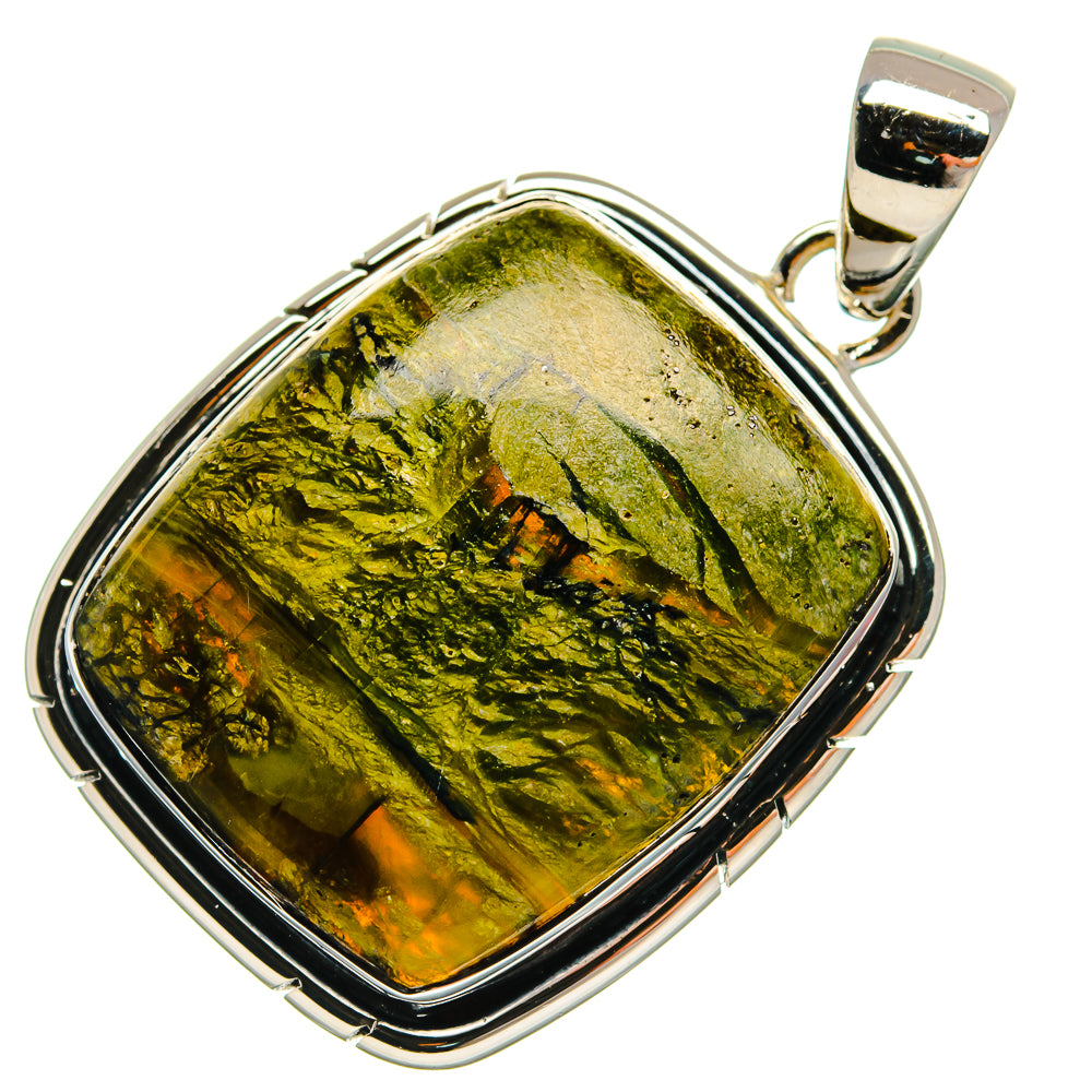 Rainforest Opal Pendants handcrafted by Ana Silver Co - PD25256 - Photo 2