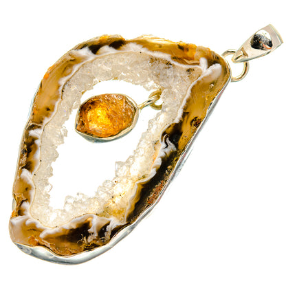 Occo Geode Pendants handcrafted by Ana Silver Co - PD25269 - Photo 2
