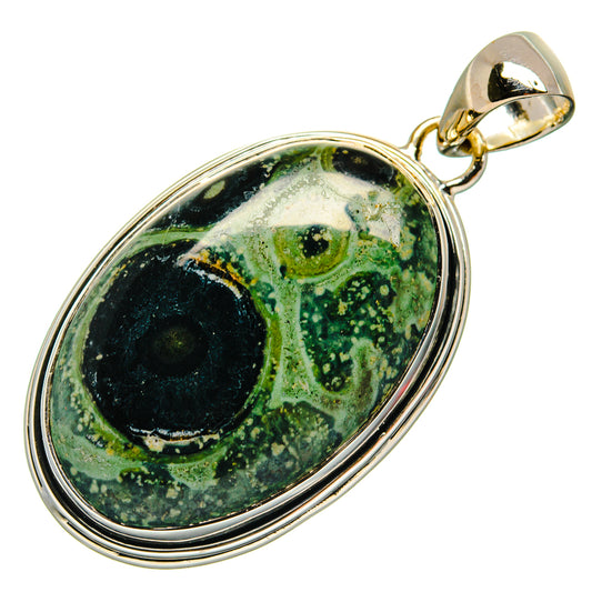Galaxy Jasper Pendants handcrafted by Ana Silver Co - PD25274 - Photo 2