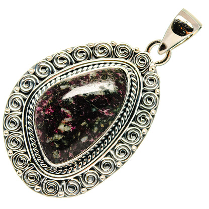 Russian Eudialyte Pendants handcrafted by Ana Silver Co - PD25276 - Photo 2