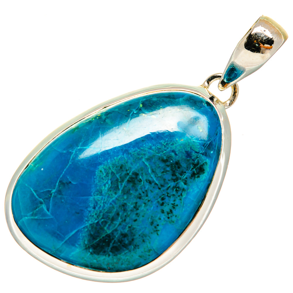 Chrysocolla Pendants handcrafted by Ana Silver Co - PD25285 - Photo 2