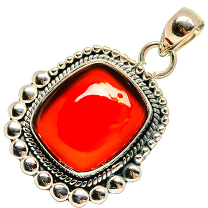 Red Onyx Pendants handcrafted by Ana Silver Co - PD25288 - Photo 2